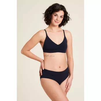 Slip confortable femme en tencel confort maximal dark 4