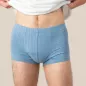 Lot de deux boxer en coton bio, bleu marine et bleu clair, HOGAN