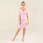 Chemise de nuit en coton bio, rose, RETIEBA