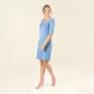 Chemise de nuit en coton bio, bleu, RETIEBA