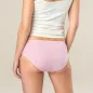 Lot de deux slips en coton bio, rose, RASINA