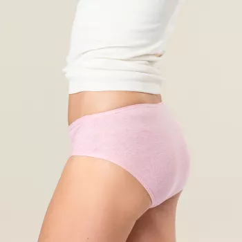 Pack de deux slips en coton doux rose