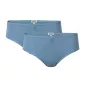 Lot de deux slips en coton bio, bleu, RASINA