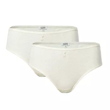 Lot de deux slips en coton bio ultra-doux