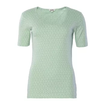 Haut de pyjama super doux en coton vert