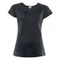 T-shirt en lin bio, noir, ROBINIA