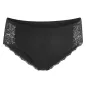 Shorty en coton bio, noir, EVANA