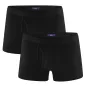 Lot de 2 Boxers en coton bio, noir, APOLLO