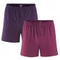 Lot de 2 Boxers en coton bio, rouge, BEN