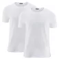 Lot de 2 t-shirts en coton bio, blanc, FABIAN