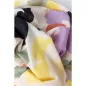 Foulard femme en coton bio multicolore