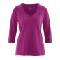 Haut raglan col v en chanvre coton bio