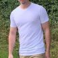 T-shirt en lin bio homme col V fabriqué en Normandie