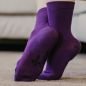 Chaussettes bio violet