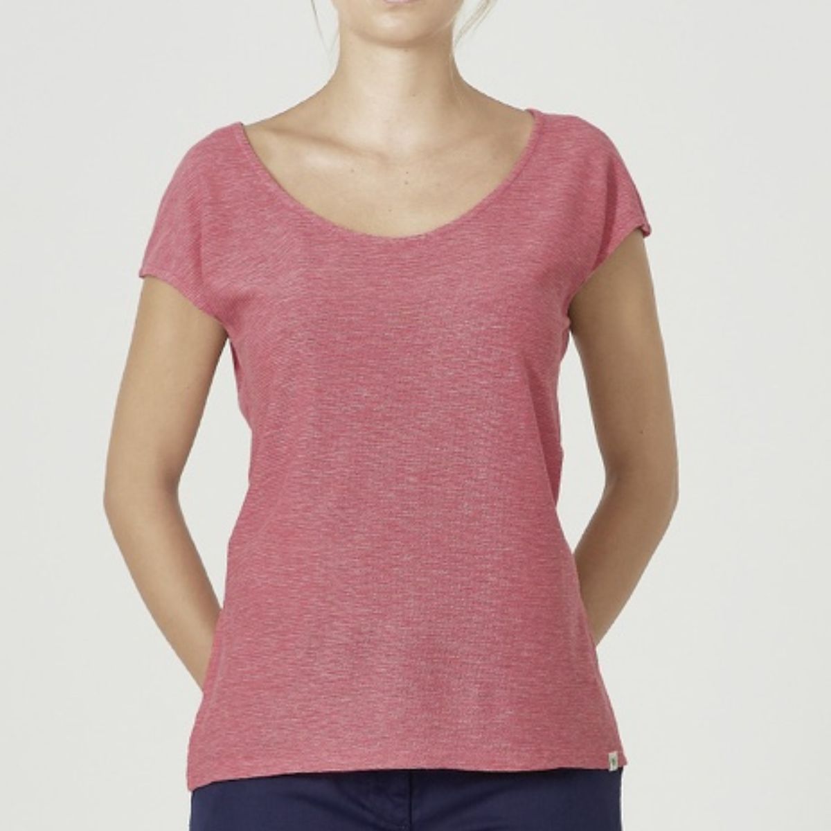 T-shirt imprimé, top sans manches coton bio chanvre Sally