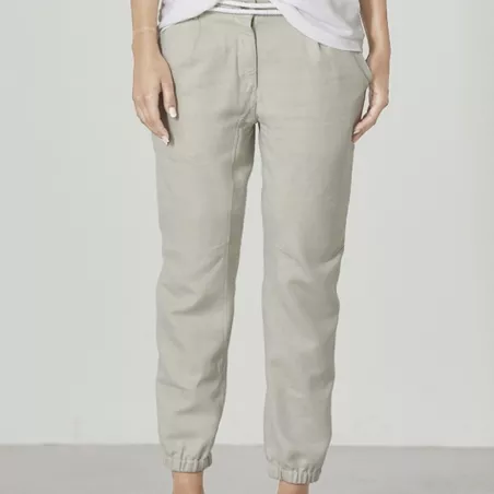 Pantalon chino slimcoton bio et chanvre Heik