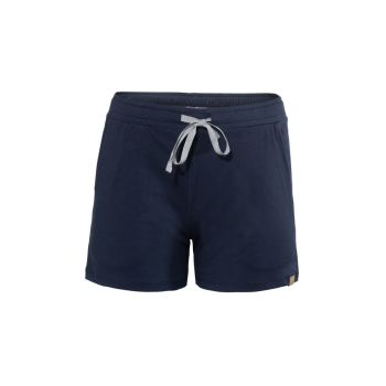 Short pyjama femme en coton bio bleu marine