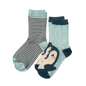 lots de 2 paires de chaussettes éco-responsables avec motifs 