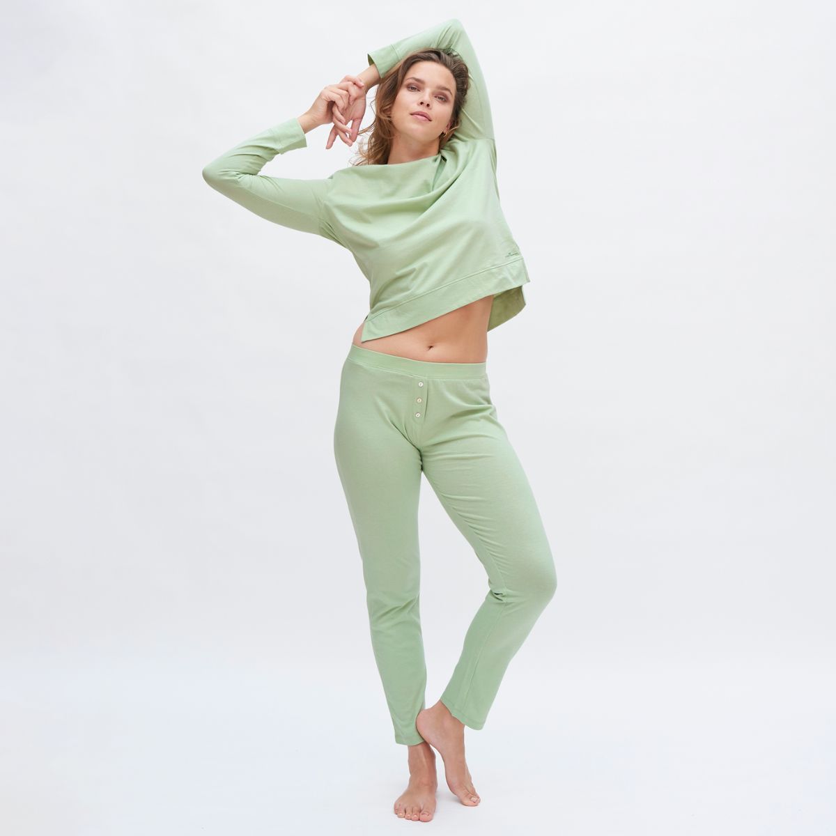 Pantalon de nuit Carol en coton bio