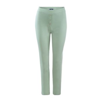 Pantalon de nuit Carol en coton bio vert clair