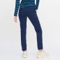 Pantalon en coton bio, bleu marine, LAURA