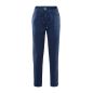 Pantalon en coton bio, bleu marine, LAURA