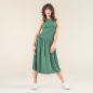 Robe en coton bio, vert, ROSE