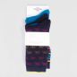 Lot de 3 paires de chaussettes, en bambou, multicolores