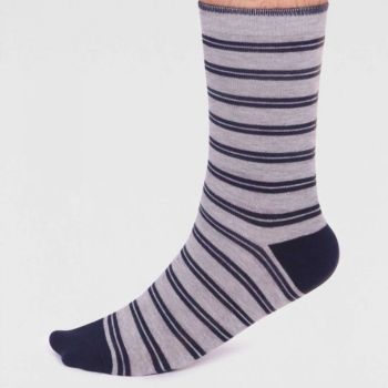 Coffret à chaussettes en bambou de la collection "Space", gris