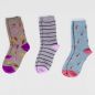 Lot de 3 paires de chaussettes "Kiara Bamboo Bunny"