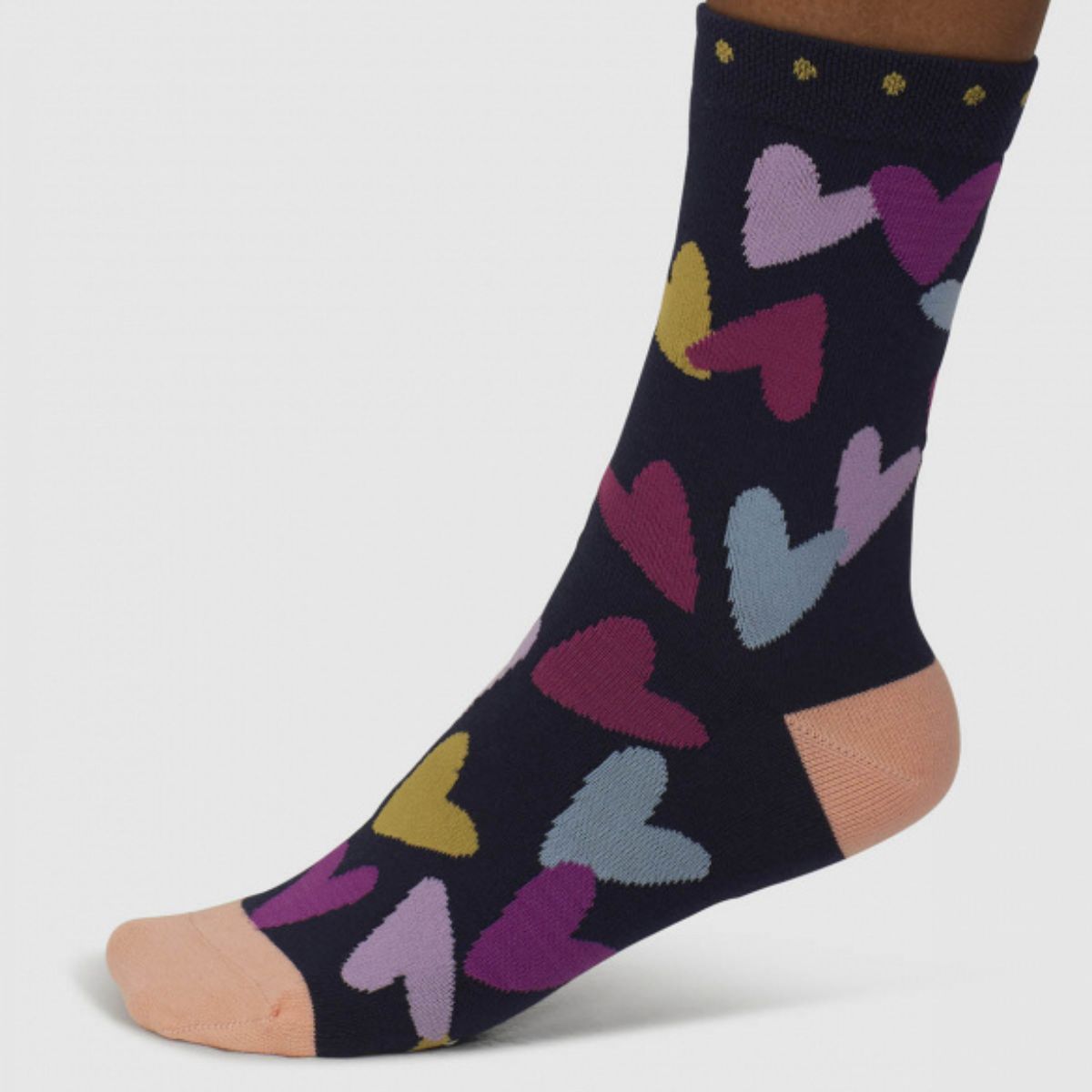 Chaussettes en coton biologique "Tyas Heart"