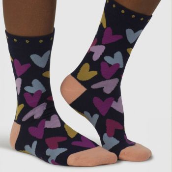 Chaussettes en coton biologique "Tyas Heart", Heart