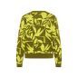 Gilet doux, motif "Tropical" coton bio, GOTS