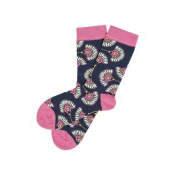 Chaussette femme, motif "Oriental", en coton bio