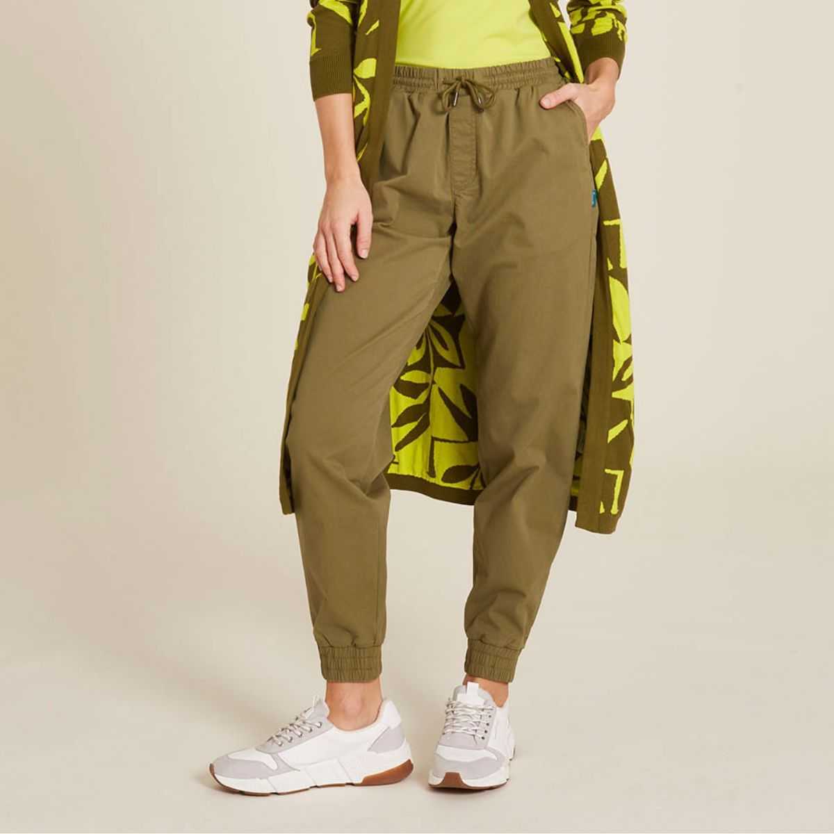 Jogger pour femme, unie, coton bio, GOTS