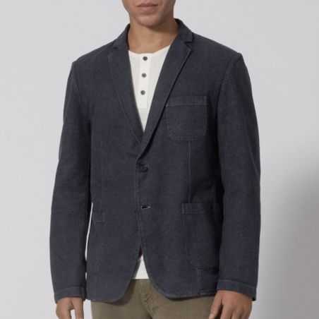 Veste de costume Homme, Chanvre, bleu