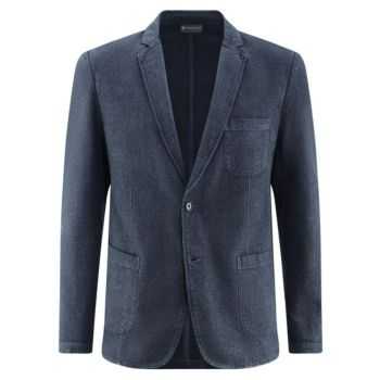 Veste de costume Homme, Chanvre, bleu marine