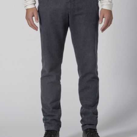 Pantalon de costume, chanvre, homme, bleu