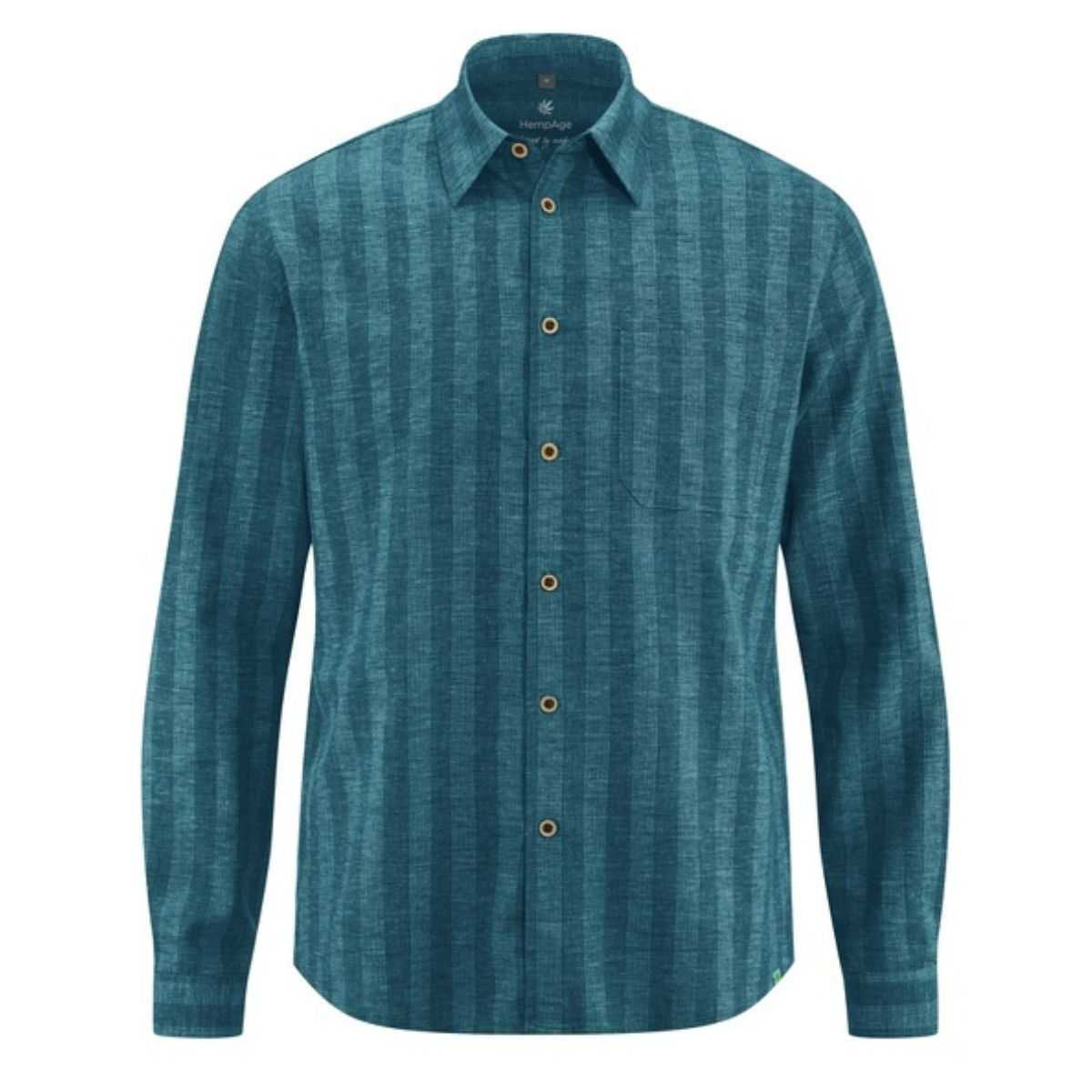 Chemise homme rayé, élégante en chanvre