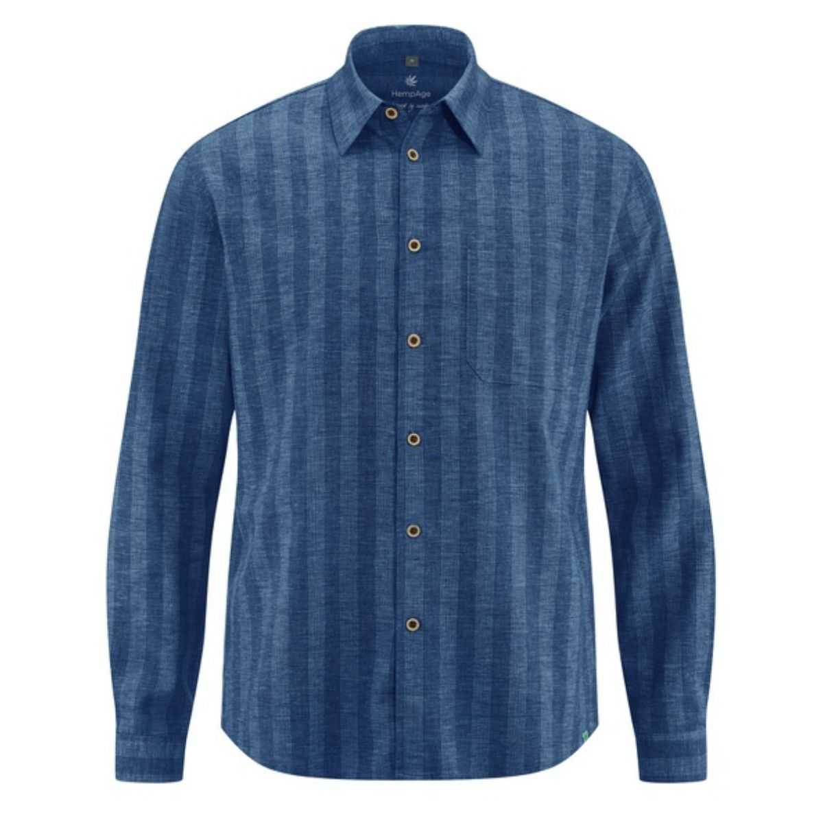 Chemise homme rayé, élégante en chanvre