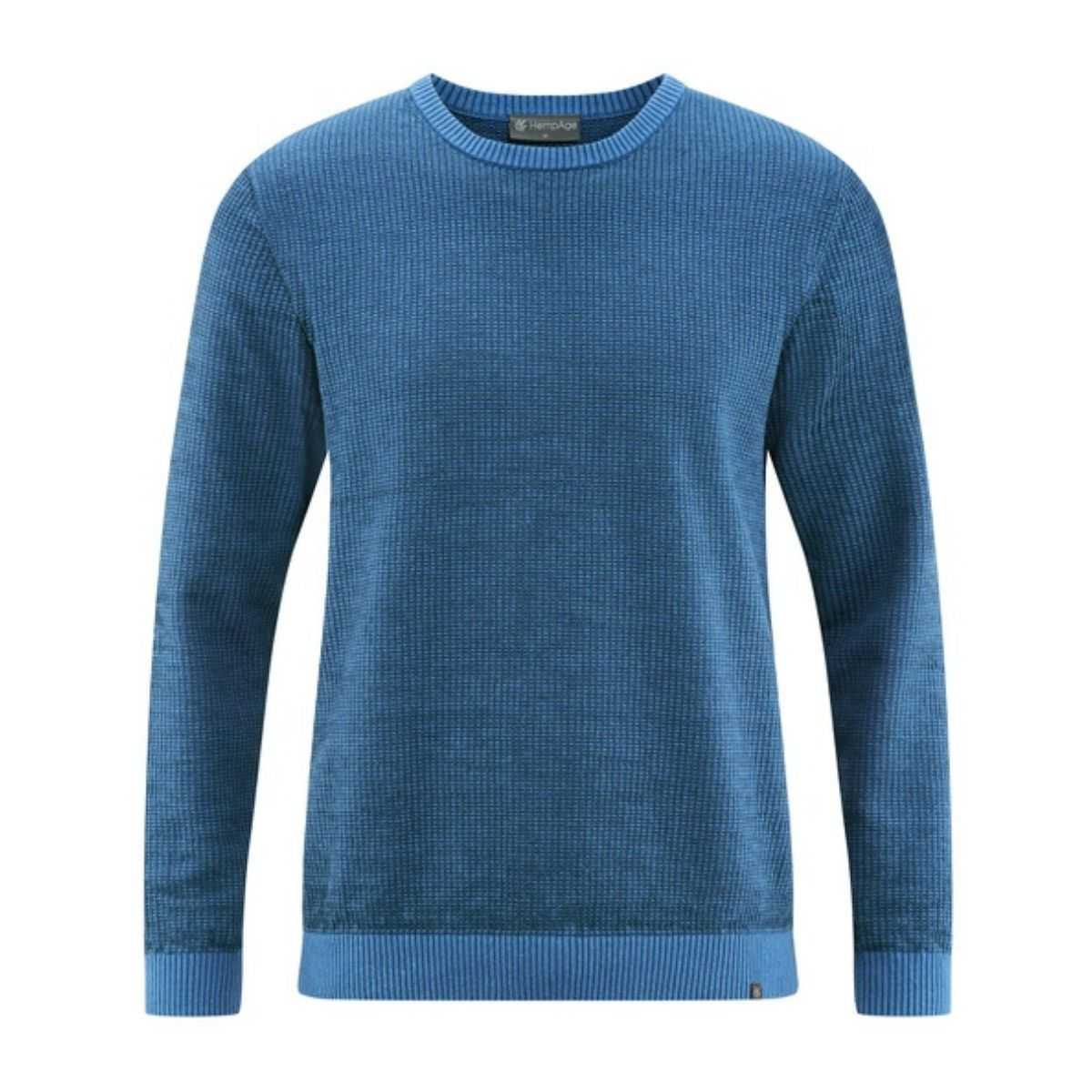 Pull à rayures fines en chanvre pour homme