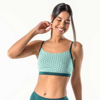 Lot de 2 brassières "PIPPA" coton bio, vert