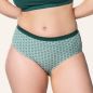 Lot de 3 slips "POLLY" coton bio, vert, GOTS et VEGAN