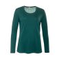 Haut de pyjama "SALISA" 100 % coton bio, vert, GOTS et VEGAN