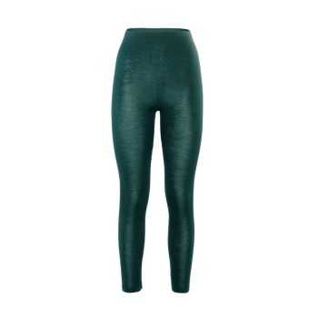 Caleçon long femme "FENJA" Laine bio, vert foncé, GOTS