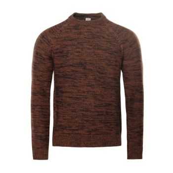 Pull "SYRELL" 100 % laine bio, marron