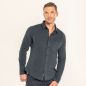 Chemise "SID" 100 % coton bio, noir, GOTS et VEGAN