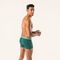 Lot de deux boxers "RODGER" coton bio, vert, GOTS et VEGAN