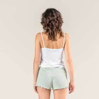 Haut de pyjama "RUBINA" 100 % coton bio, GOTS et VEGAN pour femme