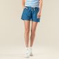 Short "REEZA" 100% de coton bio, bleu, GOTS et VEGAN